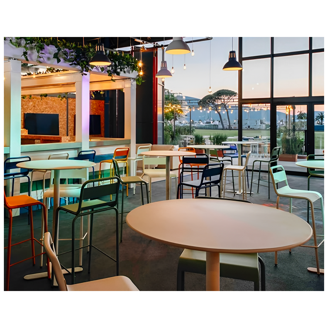 Tabouret en aluminum Biarritz | Tabouret | Tabourets.com