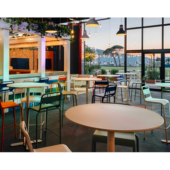 Tabouret en aluminum Biarritz | Tabouret | Tabourets.com