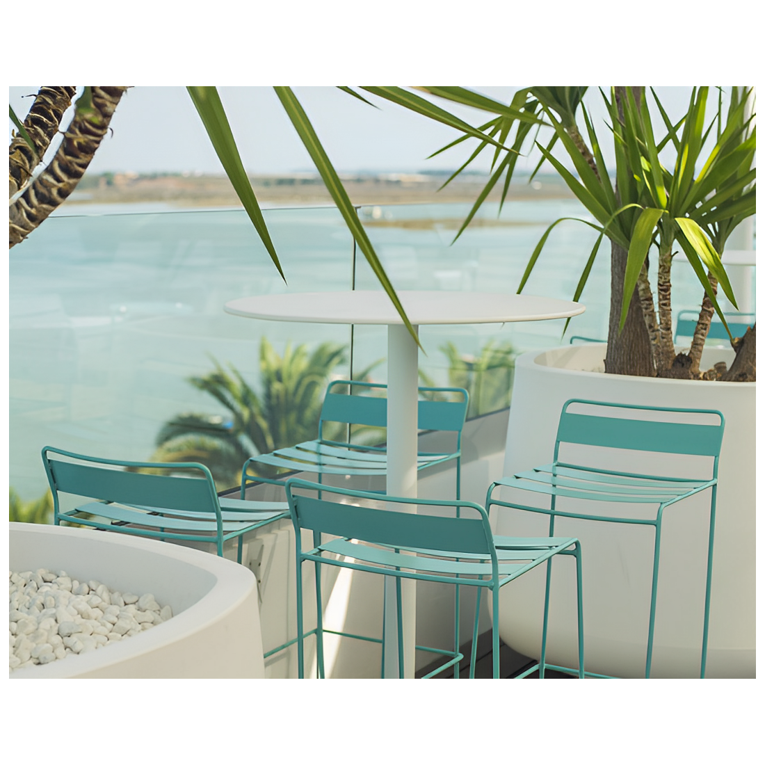 Tabouret en acier Portofino | Tabouret | Tabourets.com