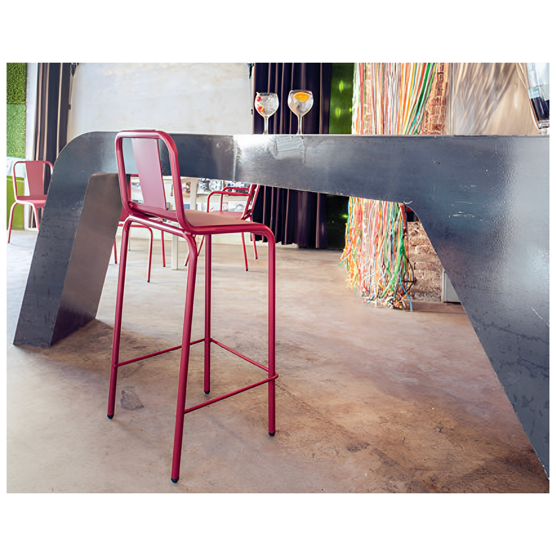 Tabouret en aluminium Napoles | Tabouret | Tabourets.com