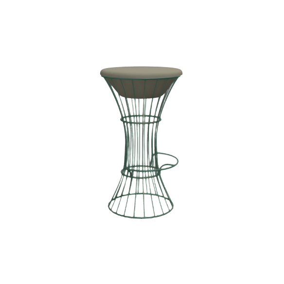 Tabouret en aluminium barceloneta | Tabouret | Tabourets.com