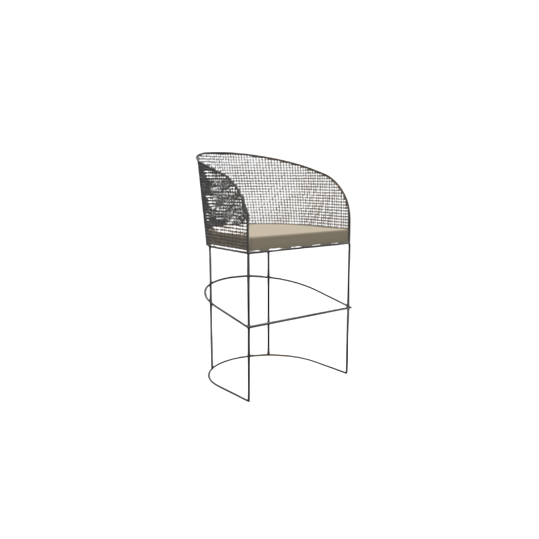 Tabouret en aluminium barceloneta | Tabouret | Tabourets.com