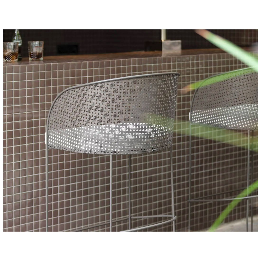 Tabouret en aluminium barceloneta | Tabouret | Tabourets.com