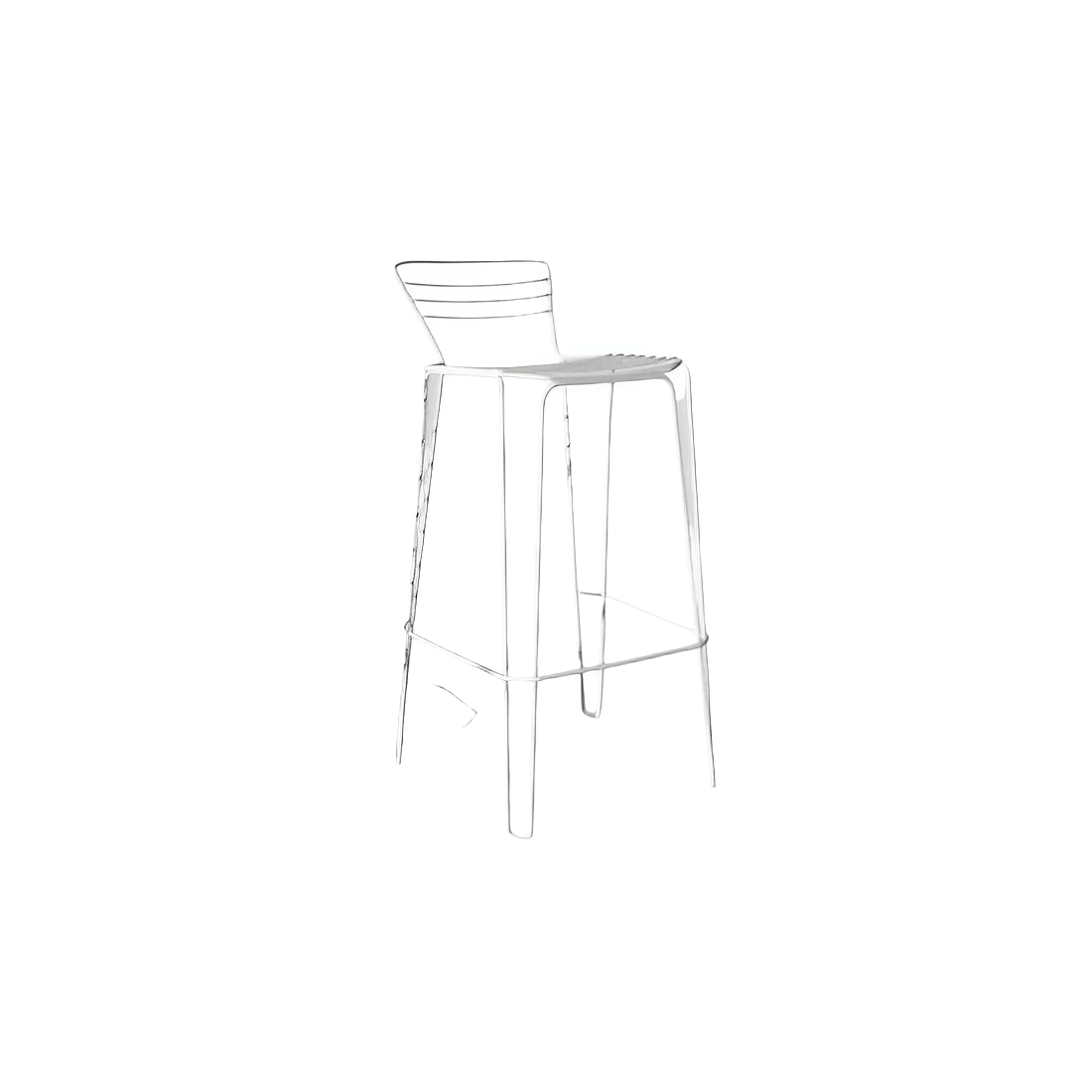 Tabouret en acier Portofino | Tabouret | Tabourets.com