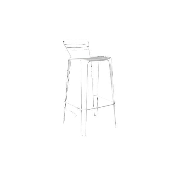 Tabouret en acier Portofino | Tabouret | Tabourets.com