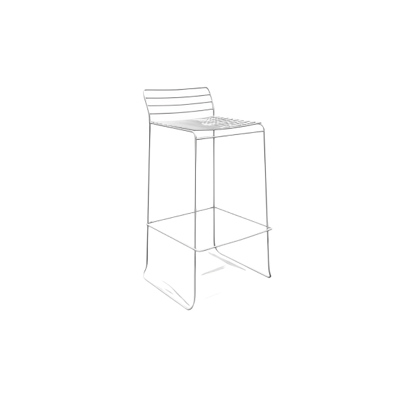 Tabouret en acier Portofino | Tabouret | Tabourets.com